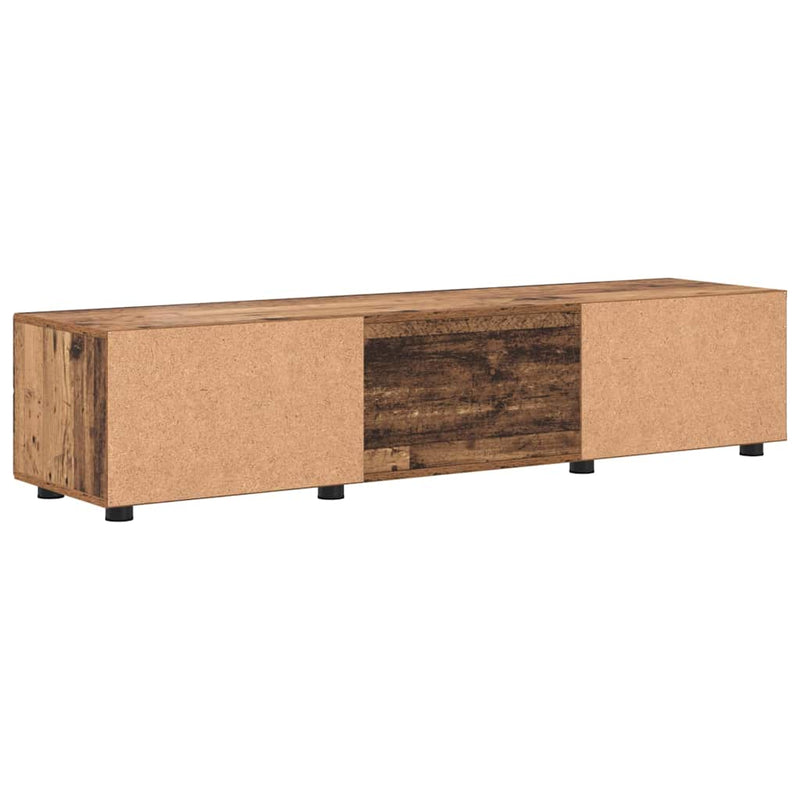 vidaXL TV szekrény fiókkal polcokkal Régi fa 150 x 39 x 30 cm Faanyag