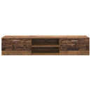 vidaXL Fából Készült Szekrény fiókkal Öreg fa 150 x 39 x 30 cm Faanyag