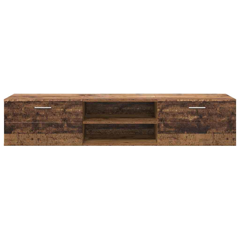 vidaXL TV szekrény fiókkal polcokkal Régi fa 150 x 39 x 30 cm Faanyag
