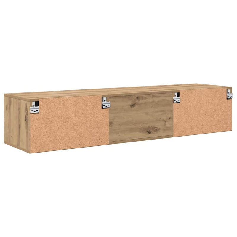 vidaXL TV szekrény fiókkal kézműves tölgy 150 x 39 x 30 cm Faanyag