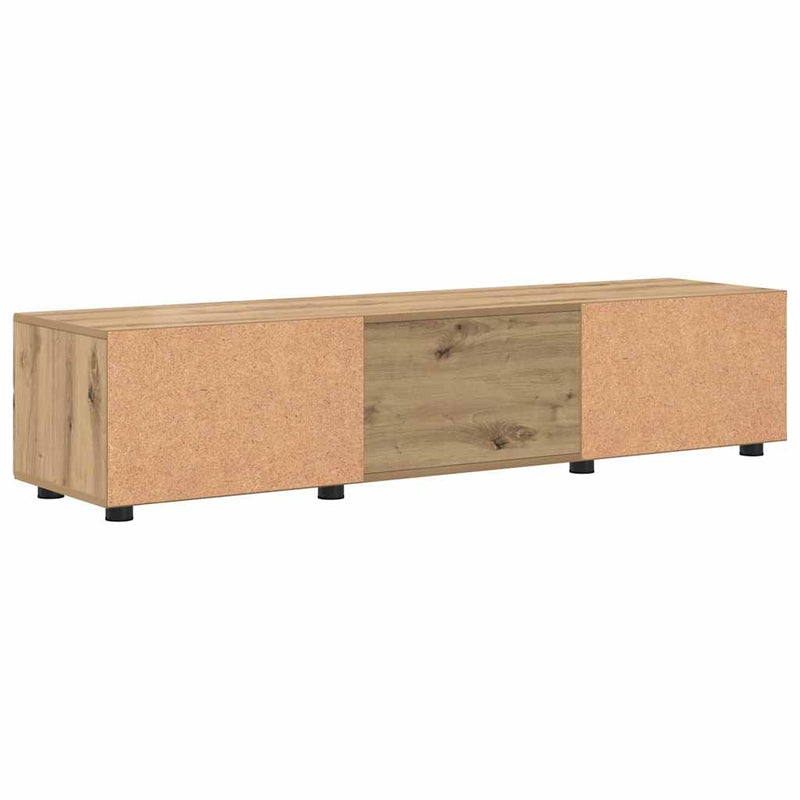 vidaXL TV szekrény fiókkal kézműves tölgy 150 x 39 x 30 cm Faanyag