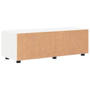 vidaXL Fából Készült Szekrény fiókkal Fehér 100,5 x 39 x 30 cm Faanyag