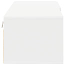 vidaXL Fából Készült Szekrény fiókkal Fehér 100,5 x 39 x 30 cm Faanyag