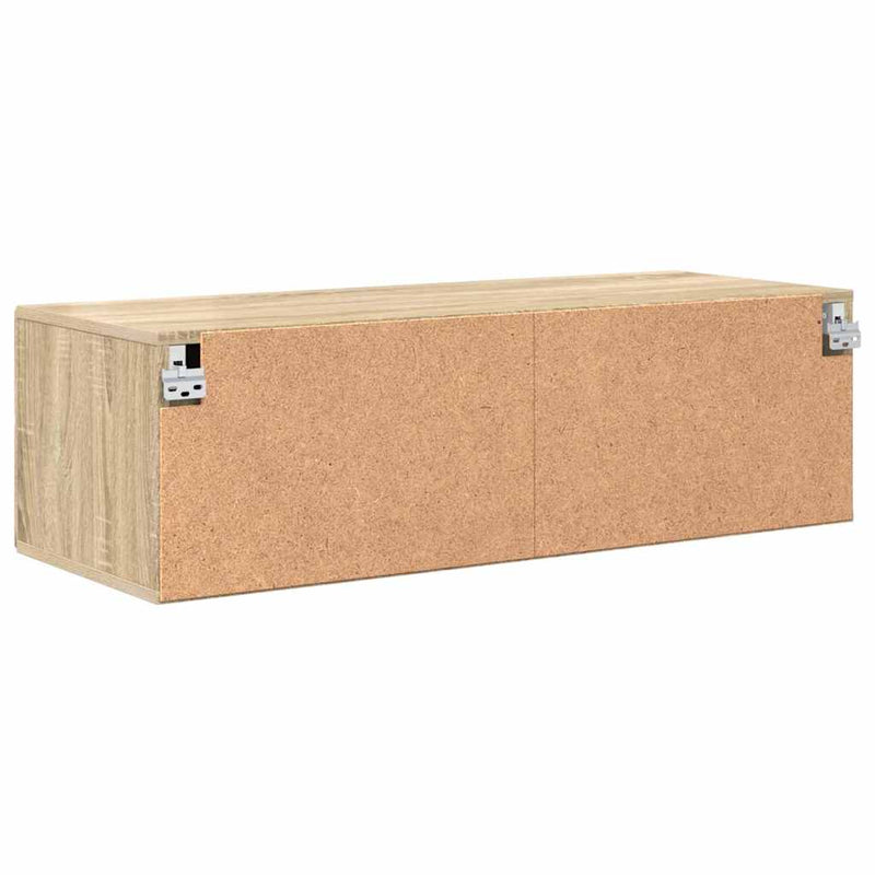 vidaXL TV szekrény fiókkal sonoma tölgy 100.5 x 39 x 30 cm Faanyag