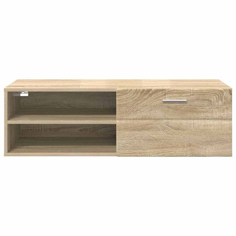 vidaXL TV szekrény fiókkal sonoma tölgy 100.5 x 39 x 30 cm Faanyag