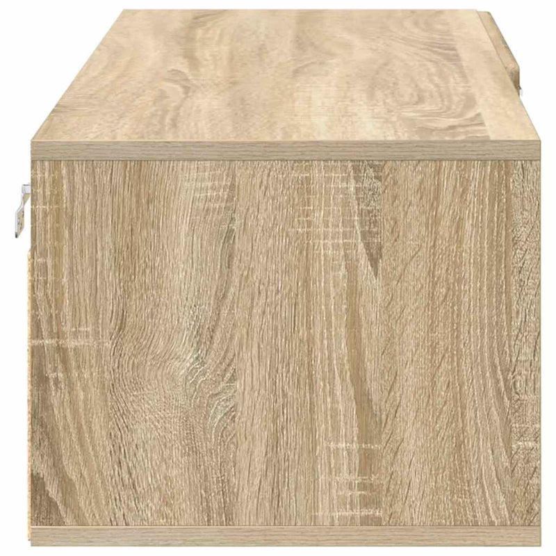 vidaXL TV szekrény fiókkal sonoma tölgy 100.5 x 39 x 30 cm Faanyag