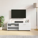 vidaXL Fából Készült Szekrény Magas Fényű Fehér 100,5 x 39 x 30 cm