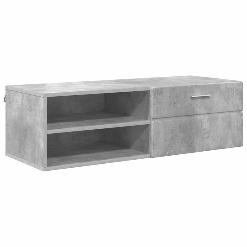 vidaXL TV szekrény fiókkal Magasfényű fehér 100.5 x 39 x 30 cm Faanyag