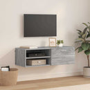 vidaXL Fából Készült Szekrény Szürke Sonoma 100,5 x 39 x 30 cm Faanyag