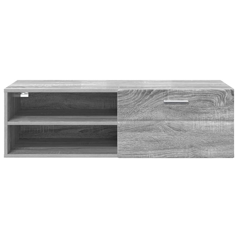 vidaXL TV szekrény fiókkal Szürke sonoma 100.5 x 39 x 30 cm Faanyag
