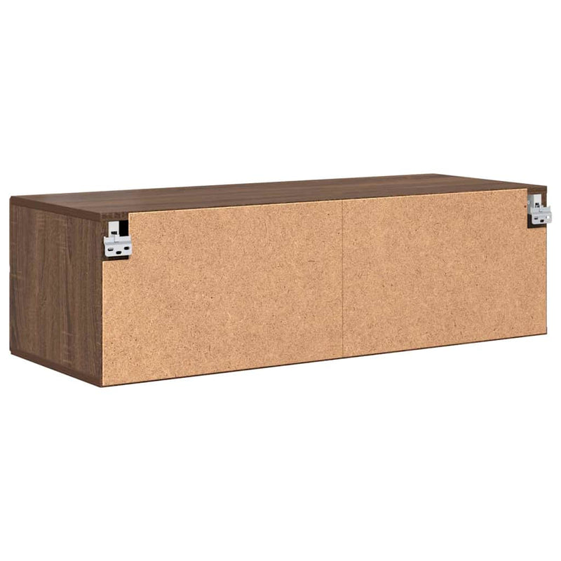 vidaXL TV szekrény fiókkal barna tölgy 100.5 x 39 x 30 cm Faanyag