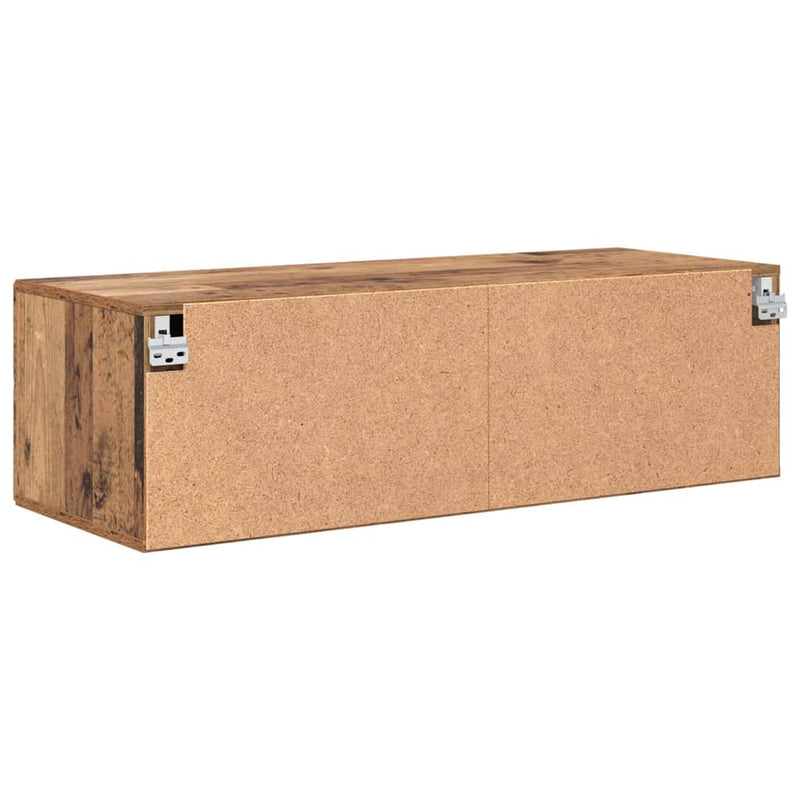 vidaXL TV szekrény fiókkal Régi fa 100.5 x 39 x 30 cm Faanyag