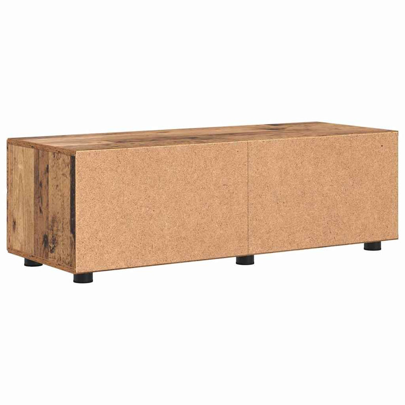vidaXL TV szekrény fiókkal Régi fa 100.5 x 39 x 30 cm Faanyag