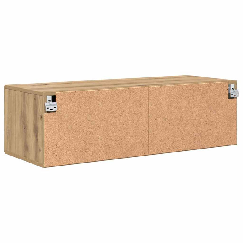 vidaXL TV szekrény fiókkal kézműves tölgy 100.5 x 39 x 30 cm Faanyag