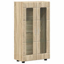 vidaXL Széf FLORIN 55,5 x 29 x 100 cm Sonoma tölgy Szerelt Fa