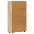 vidaXL Széf FLORIN 55,5 x 29 x 100 cm Sonoma tölgy Szerelt Fa