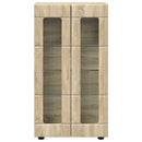 vidaXL Széf FLORIN 55,5 x 29 x 100 cm Sonoma tölgy Szerelt Fa