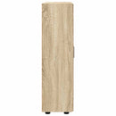 vidaXL Széf FLORIN 55,5 x 29 x 100 cm Sonoma tölgy Szerelt Fa