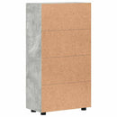 vidaXL Széf polcokkal FLORIN Beton Szürke 55,5 x 29 x 100 cm Faanyag