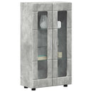 vidaXL Széf FLORIN 55,5 x 29 x 100 cm Beton Szürke Szerelt Fa