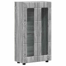 vidaXL Széf FLORIN 55,5 x 29 x 100 cm Szürke Sonoma Szerelt Fa