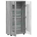 vidaXL Széf FLORIN 55,5 x 29 x 100 cm Szürke Sonoma Szerelt Fa