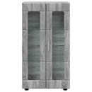 vidaXL Széf FLORIN 55,5 x 29 x 100 cm Szürke Sonoma Szerelt Fa