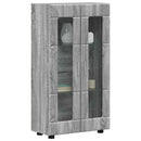 vidaXL Széf FLORIN 55,5 x 29 x 100 cm Szürke Sonoma Szerelt Fa