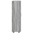vidaXL Széf FLORIN 55,5 x 29 x 100 cm Szürke Sonoma Szerelt Fa
