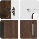 vidaXL Széf polcokkal tárolóval Barna Tölgy 55,5 x 29 x 103 cm Faanyag