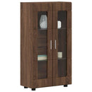 vidaXL Széf polcokkal tárolóval Barna Tölgy 55,5 x 29 x 103 cm Faanyag