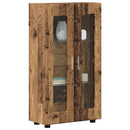 vidaXL Széf polcokkal tárolóval Öreg fa 55,5 x 29 x 103 cm Faanyag