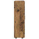 vidaXL Széf polcokkal tárolóval Öreg fa 55,5 x 29 x 103 cm Faanyag