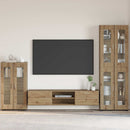 vidaXL Széf FLORIN 55,5 x 29 x 100 cm Artisan tölgy Szerelt Fa