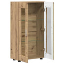 vidaXL Széf polcokkal ajtóval Artisan tölgy 55,5 x 29 x 103 cm Faanyag