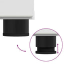 vidaXL Fából Készült Szekrény Fehér 88,5 x 30,5 x 73 cm Faanyag