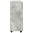 vidaXL Fából Készült Szekrény Beton Szürke 88,5 x 30,5 x 73 cm Faanyag