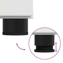 vidaXL Fából Készült Szekrény Magas Fényű Fehér 88,5 x 30,5 x 73 cm