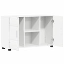 vidaXL Széf FLORIN 88,5 x 30,5 x 55,5 cm Fehér Szerelt Fa