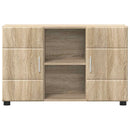vidaXL Széf FLORIN 88,5 x 30,5 x 55,5 cm Sonoma tölgy Szerelt Fa