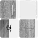 vidaXL Széf FLORIN 88,5 x 30,5 x 55,5 cm Szürke Sonoma Szerelt Fa
