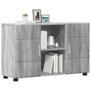 vidaXL Széf FLORIN 88,5 x 30,5 x 55,5 cm Szürke Sonoma Szerelt Fa