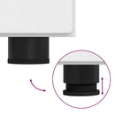 vidaXL Széf polcokkal tárolóval Fehér 55,5 x 29 x 100 cm Faanyag