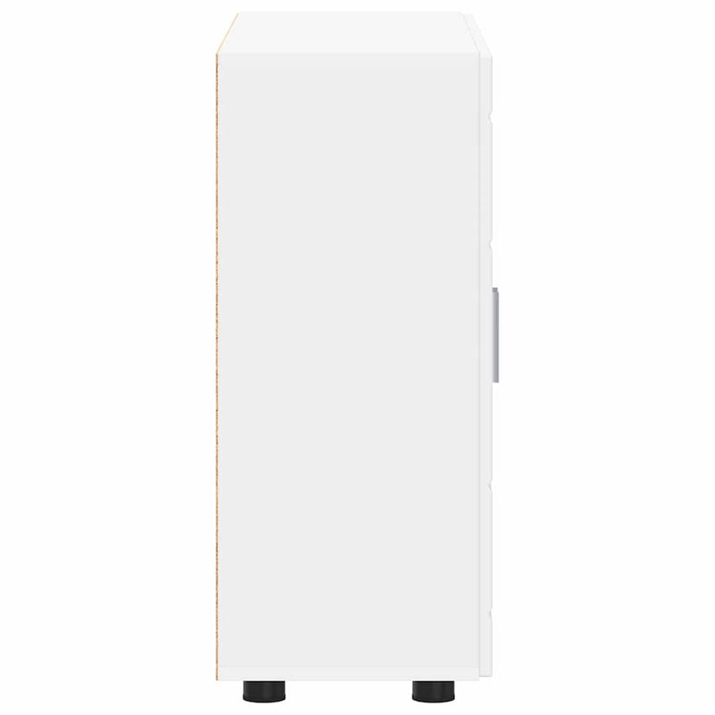 vidaXL Széf polcokkal tárolóval Fehér 55.5 x 29 x 100 cm Faanyag