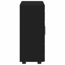 vidaXL Fából Készült Szekrény Fekete 88,5 x 30,5 x 73 cm Faanyag
