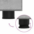 vidaXL Fából Készült Szekrény Beton Szürke 88,5 x 30,5 x 73 cm Faanyag