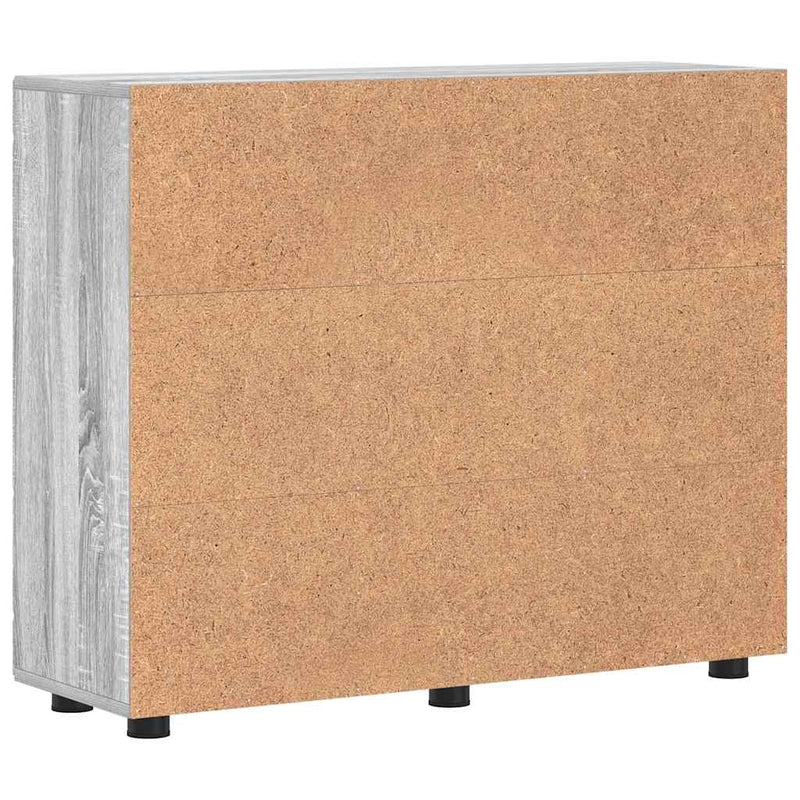 vidaXL Széf polcokkal ajtóval Szürke sonoma 55.5 x 29 x 100 cm Faanyag