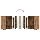 vidaXL Fából Készült Szekrény Öreg fa 88,5 x 30,5 x 73 cm Faanyag