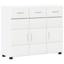 vidaXL Széf polcokkal ajtóval FLORIN Fehér 88,5 x 30,5 x 73 cm Faanyag
