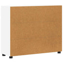 vidaXL Széf polcokkal ajtóval FLORIN Fehér 88,5 x 30,5 x 73 cm Faanyag
